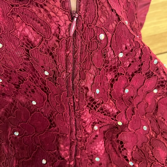 3X Cindy Collection USA Short Formal Dress Plus Size Chiffon Fit & Flare Prom - Picture 3 of 16